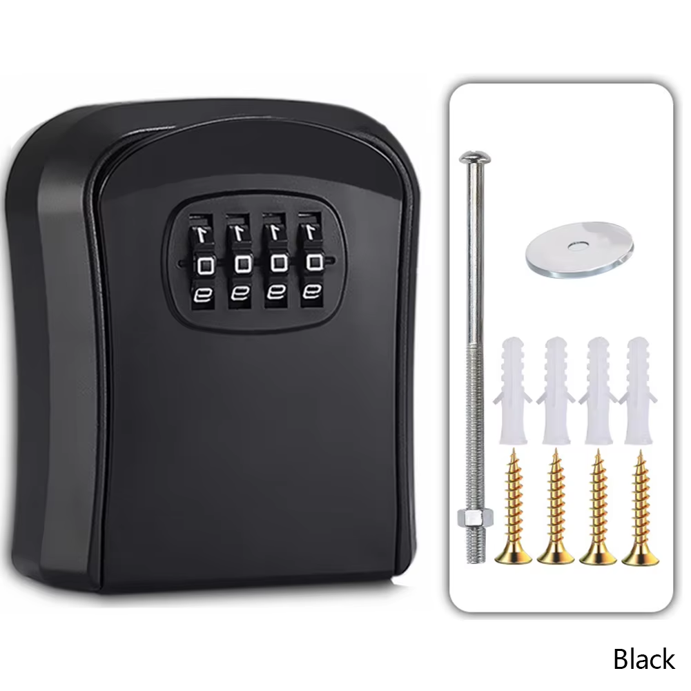 Lockbox Key Secure - Wall Mount Key Lock Box with