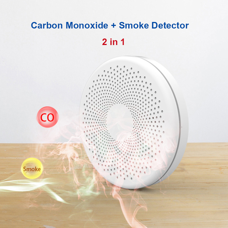 2 in 1 Version WiFi Tuya Smart - Smoke Detector Interconnected avis et prix