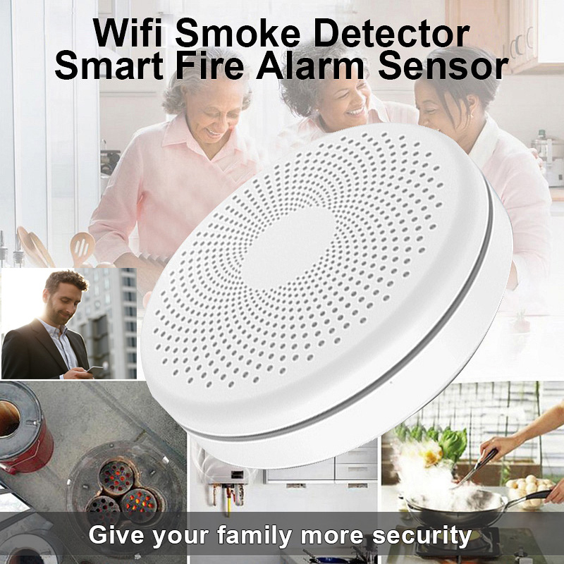 2 in 1 Version WiFi Tuya Smart - Smoke Detector Interconnected avis et prix