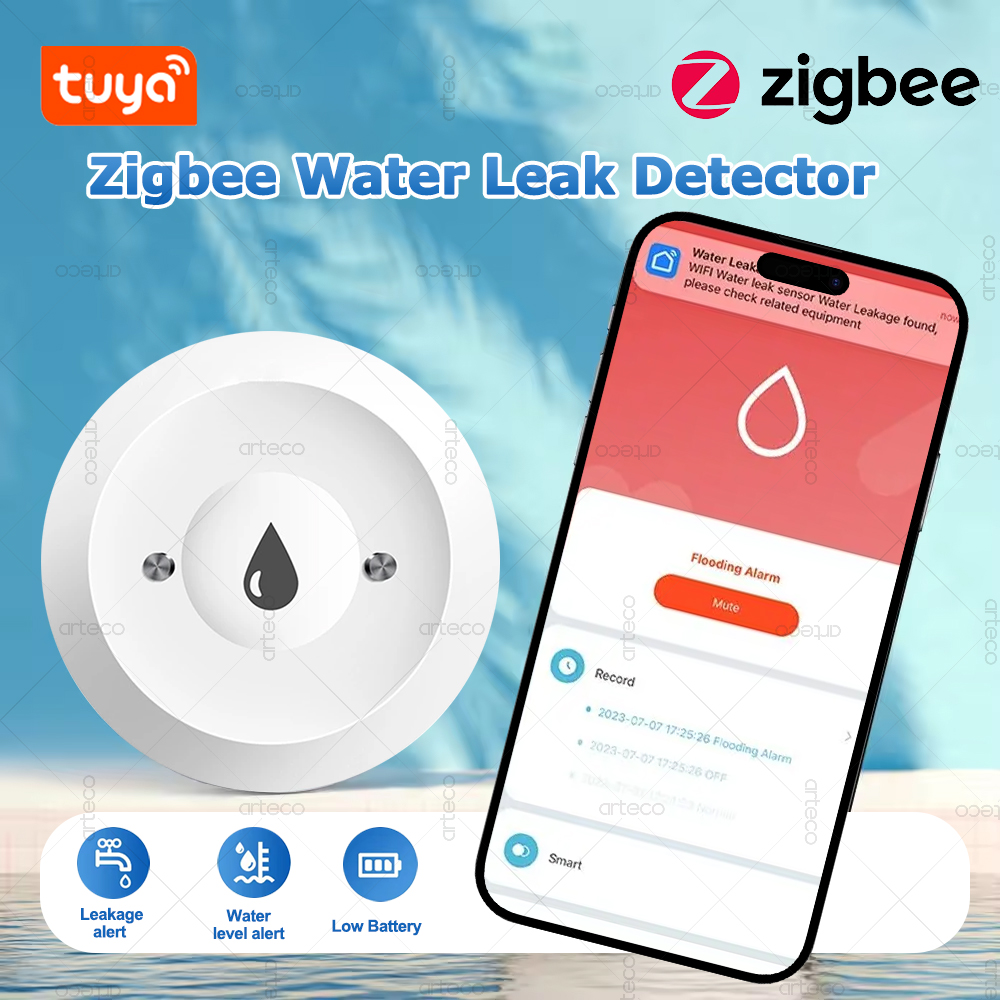 Tuya Zigbee Water Sensor Leak  - Water Alarm Sensor avis et prix