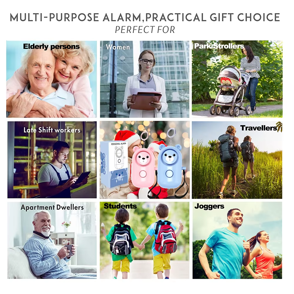 130dB Loud Self Defense Alarm  - Personal Alarm Keychain avis et prix