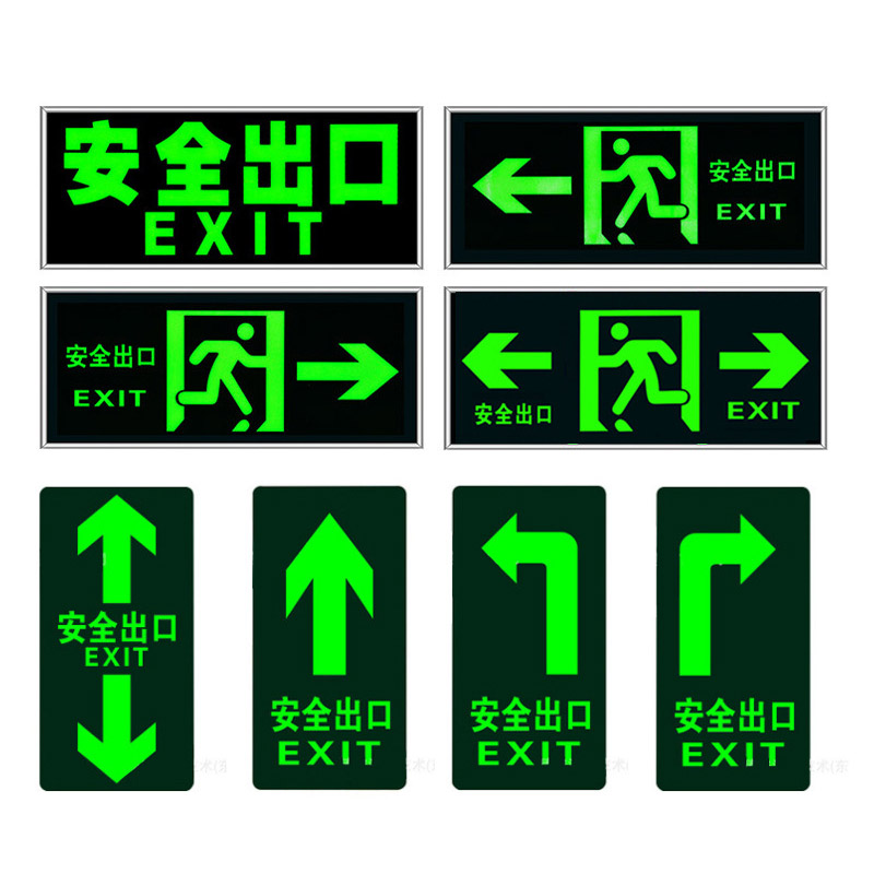 Luminous Safety Exit Signage D - Emergency Exit Sign avis et prix