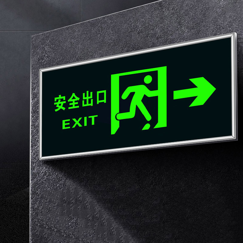Luminous Safety Exit Signage D - Emergency Exit Sign avis et prix