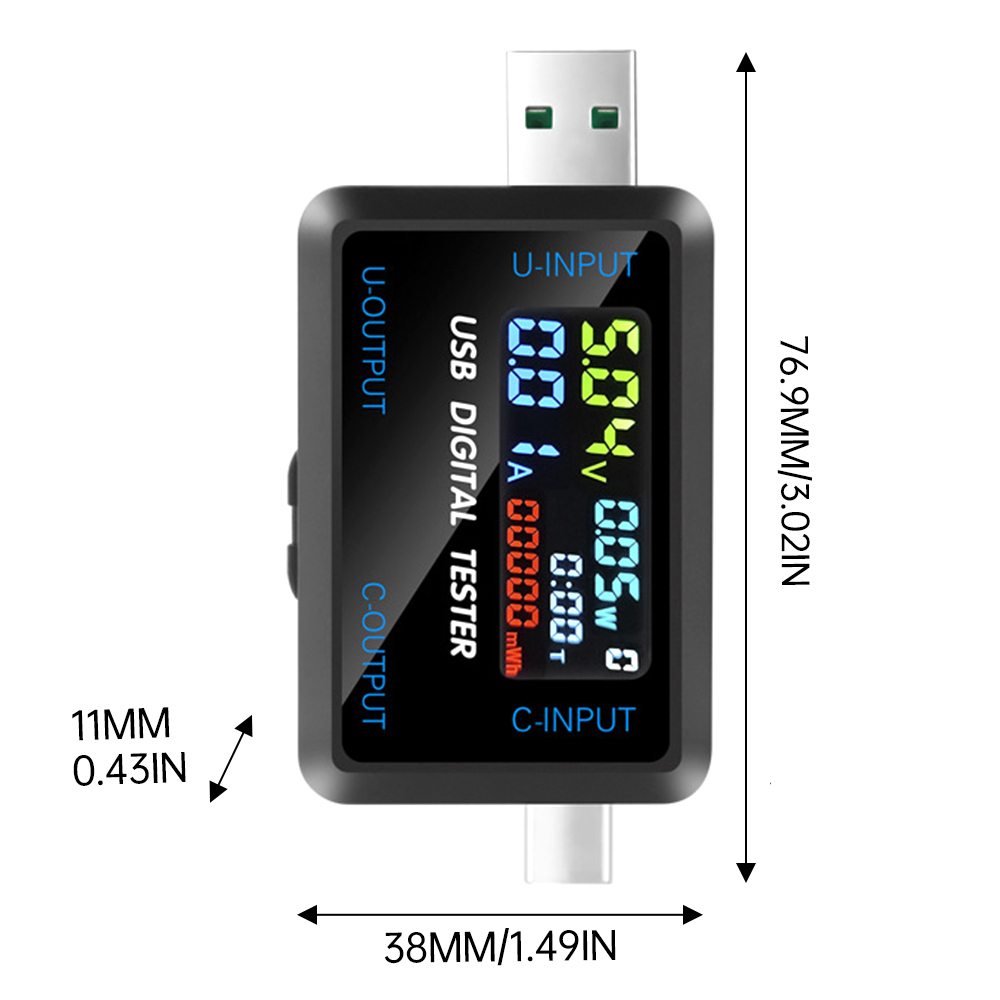 USB Tester 10 in 1 DC Digital  - Co Detector Plug avis et prix