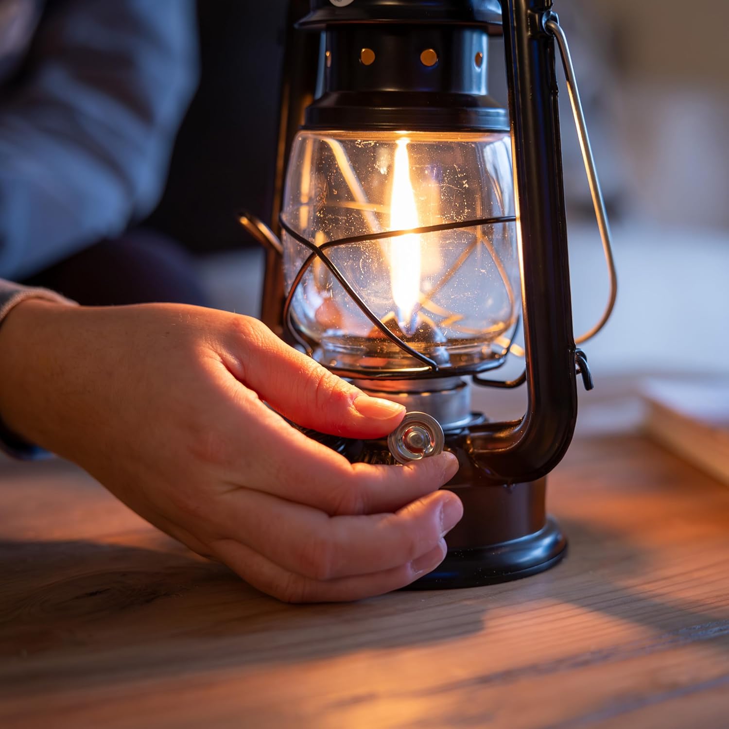 Vintage Hurricane Oil Lamp, Bl - Power Outage Light avis et prix