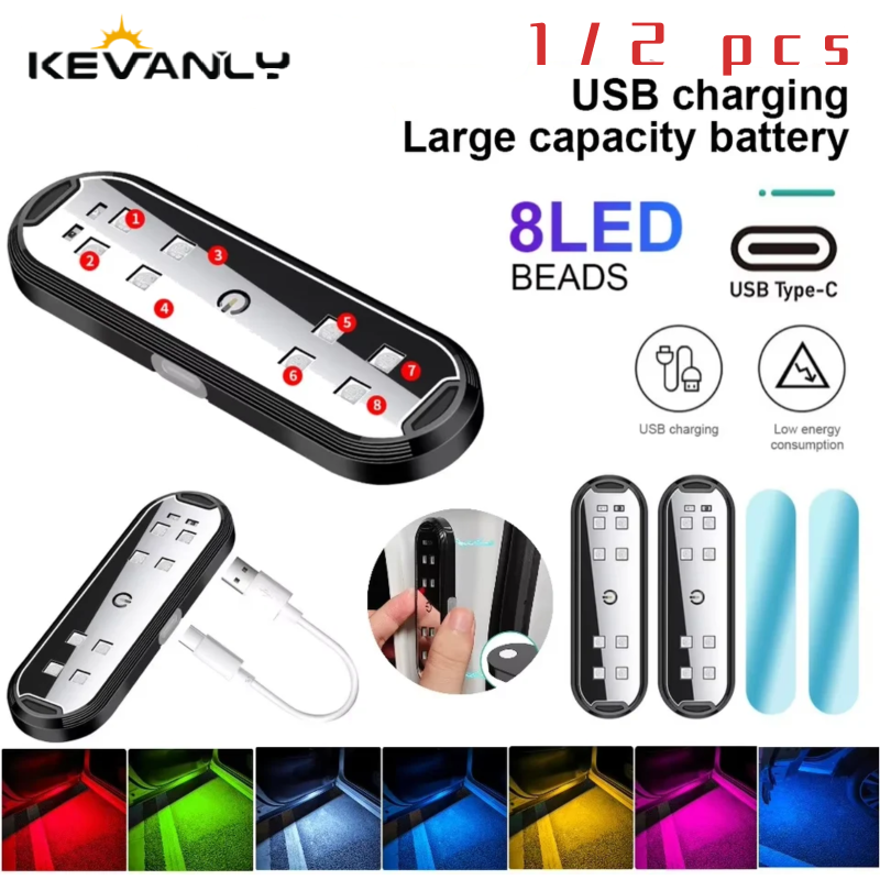 Car Door Lights LED Colorful F - Emergency Exit Sign avis et prix