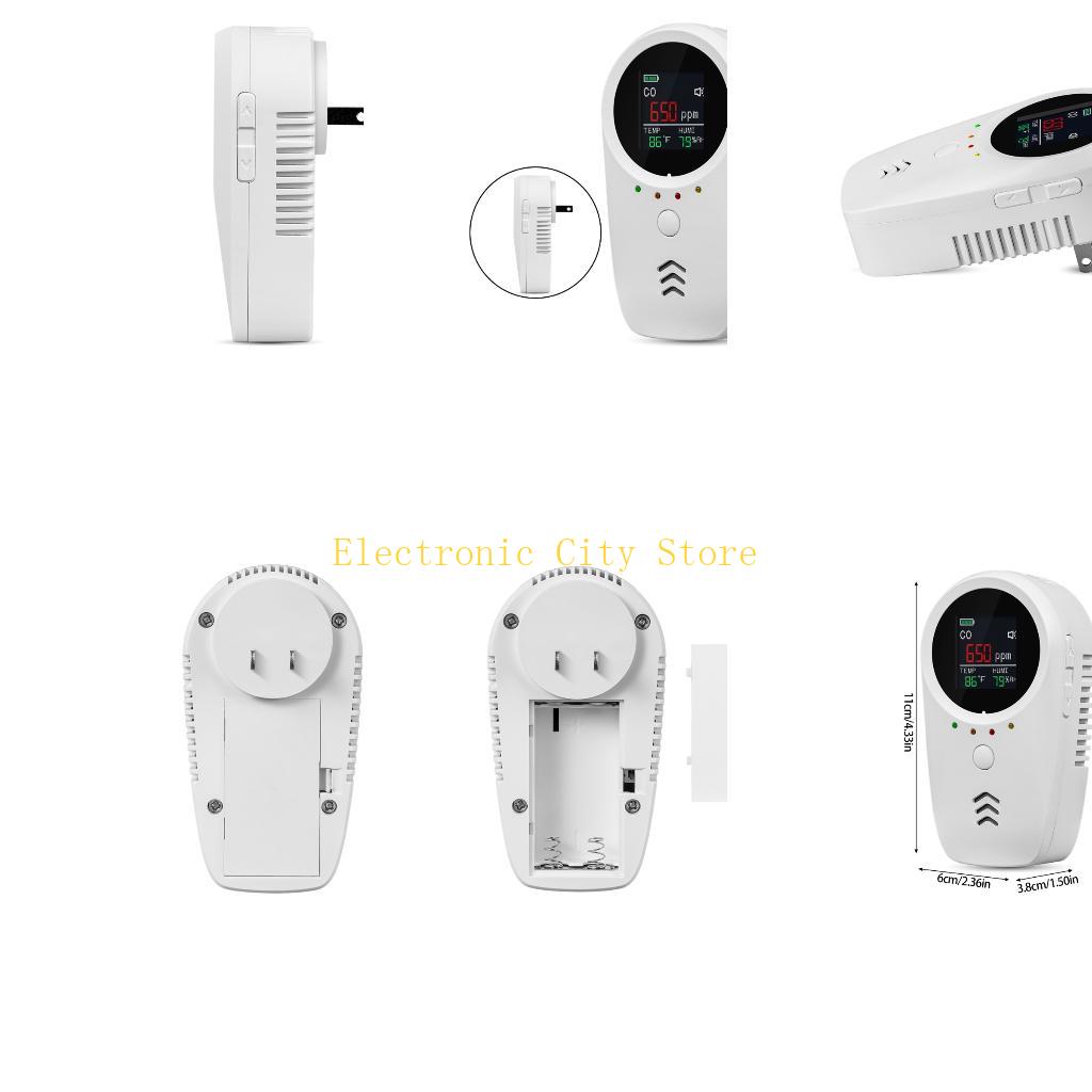 4 In 1 Wall Plugs In Gas Alarm - Co Detector Plug avis et prix