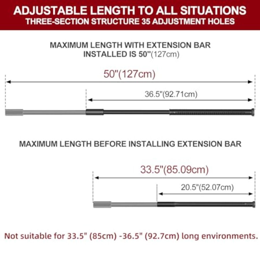 Sliding Door Security Bar, Hea - Window Lock Bar avis et prix