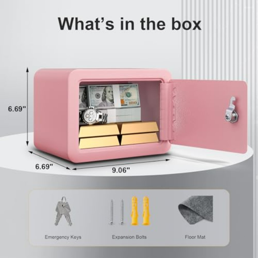0.23 Cubic Small Safe Box for  - Lockbox Key Secure avis et prix
