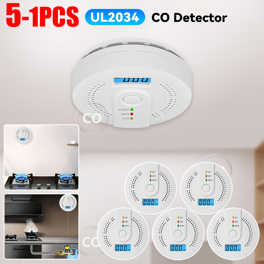 Digital Carbon Monoxide Detect - Smoke Detector Interconnected avis et prix