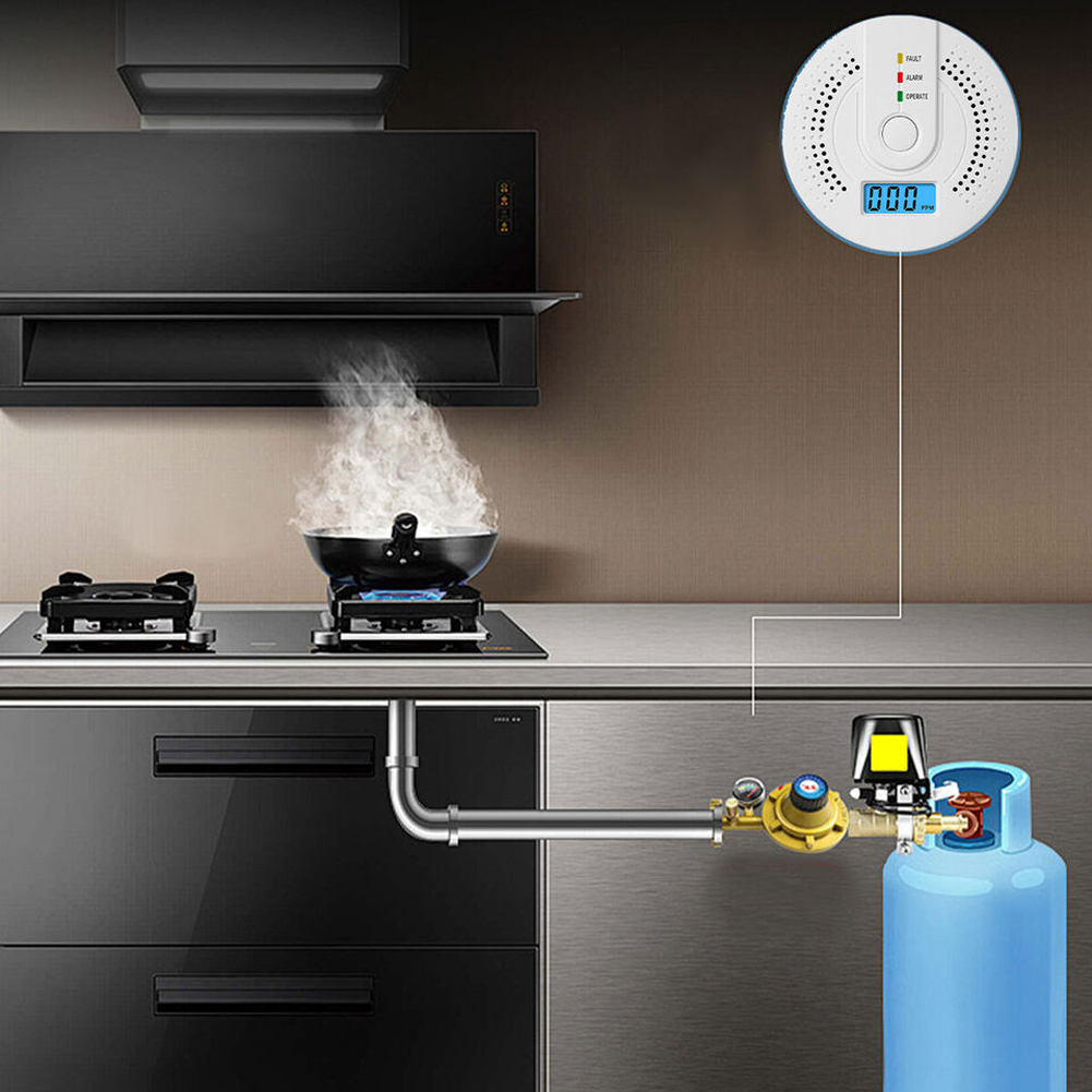 Digital Carbon Monoxide Detect - Smoke Detector Interconnected avis et prix