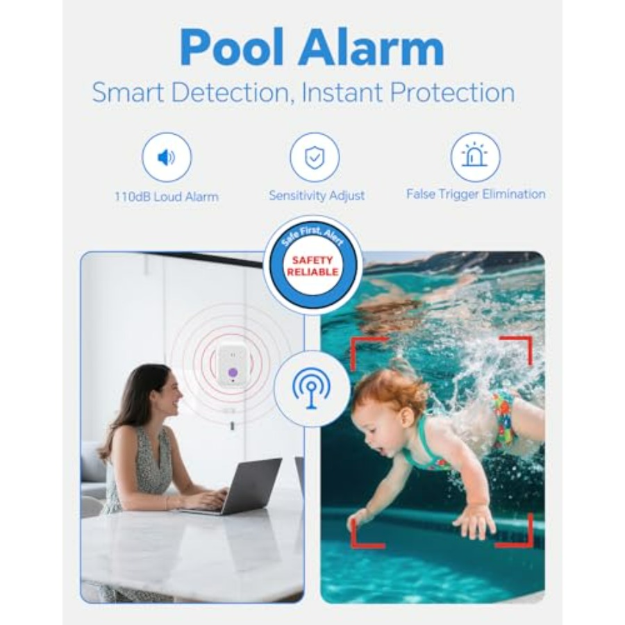 Pool Alarm for inground above  - Pool Alarm Float avis et prix