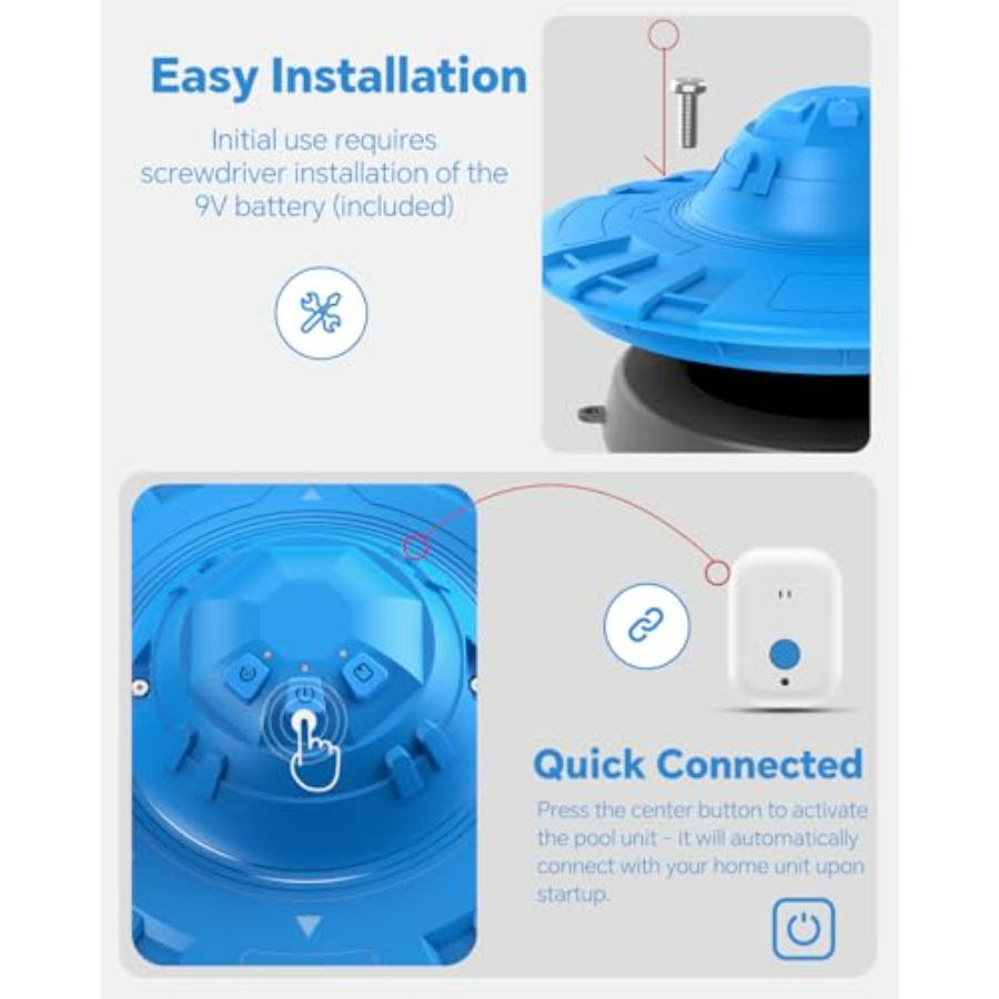 Pool Alarm for inground above  - Pool Alarm Float avis et prix
