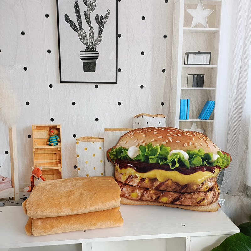 Lifelike Plush Hamburger Pillo - Fire Blanket Kitchen avis et prix