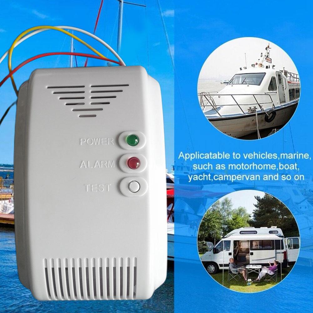 Propane Butane Sensor 12V Gas  - Smoke Detector Interconnected avis et prix