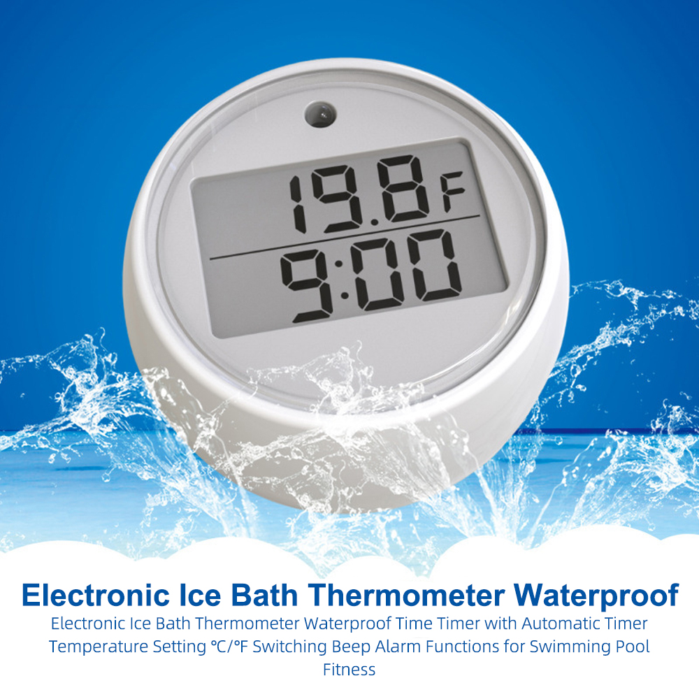 1PC Ice Bath Thermometer with  - Pool Alarm Float avis et prix
