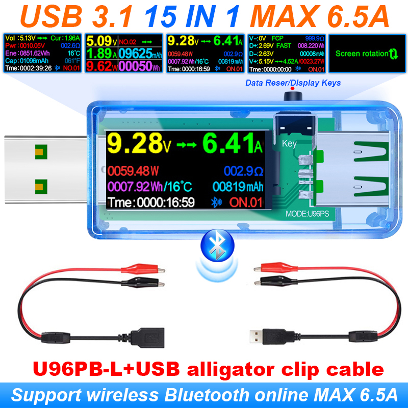 15 IN 1 USB 3.1 Tester DC Digi - Co Detector Plug avis et prix