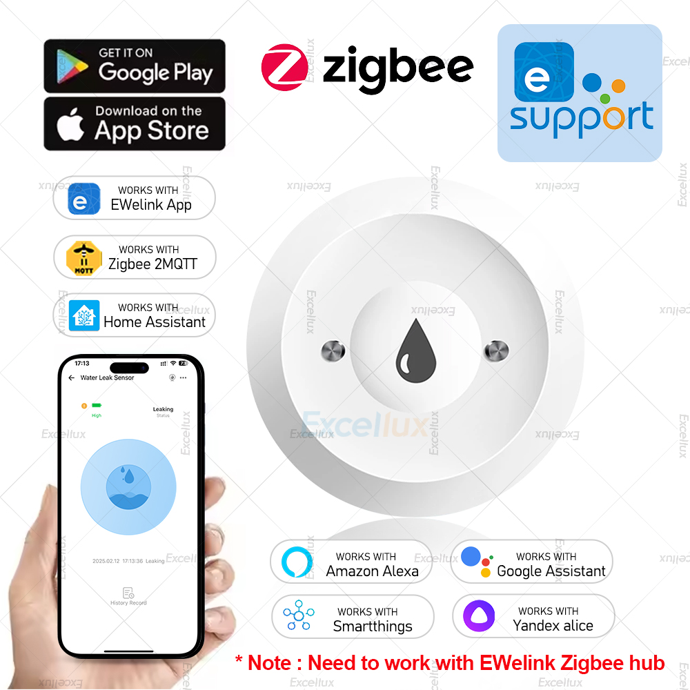 Ewelink Zigbee 3.0 Water Senso - Water Alarm Sensor avis et prix