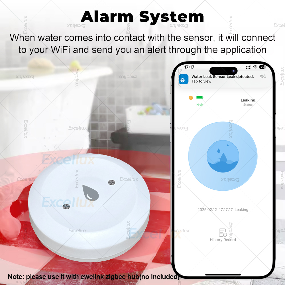 Ewelink Zigbee 3.0 Water Senso - Water Alarm Sensor avis et prix