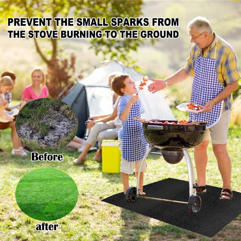 Under Grill Mat Fireplace Fire - Fire Blanket Kitchen avis et prix