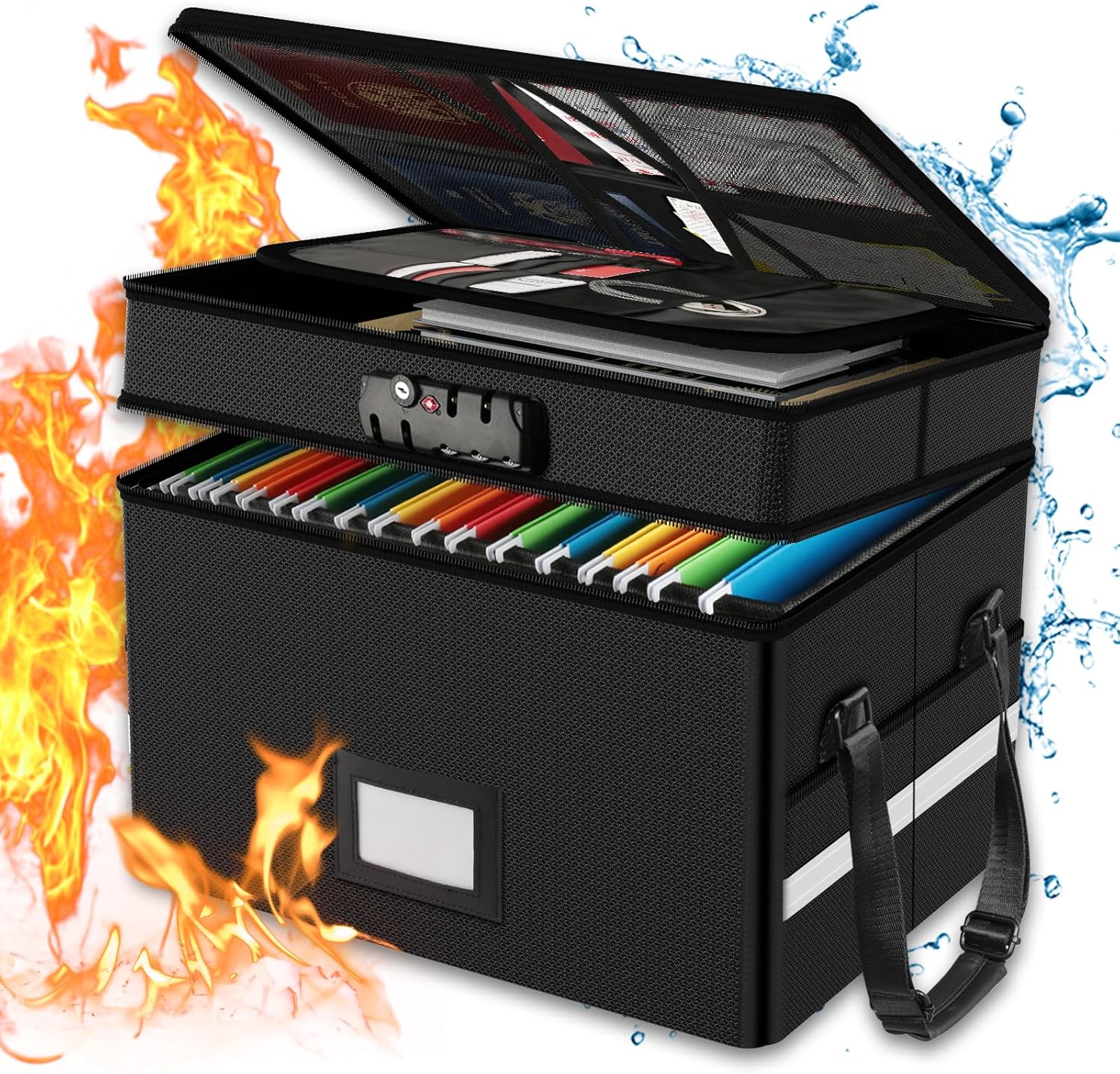 Fireproof Document Box with Lo - Fire Safe Document avis et prix