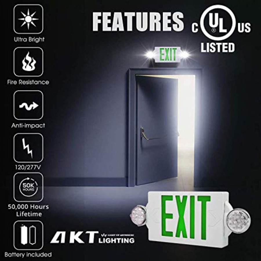 Emergency Exit Light, Adjustab - Emergency Exit Sign avis et prix