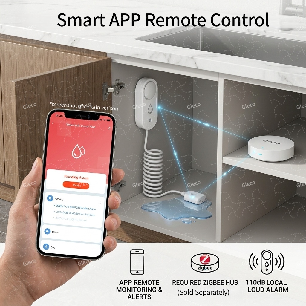 Zigbee Water Leak Sensor Flood - Water Alarm Sensor avis et prix