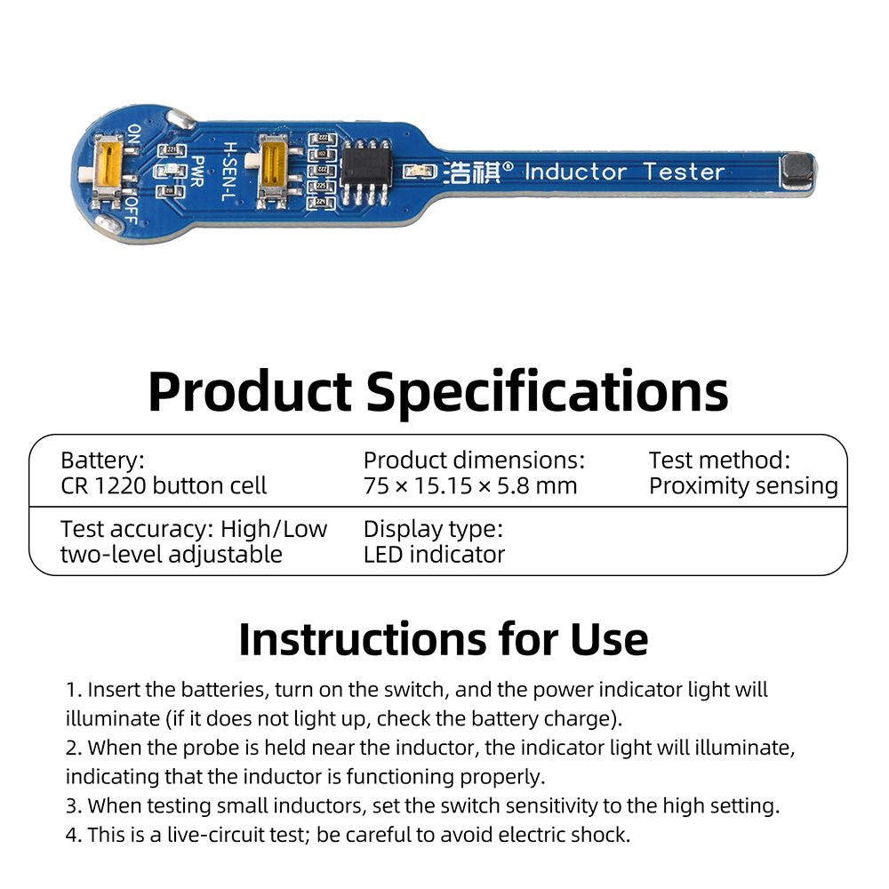 Electromagnetic Induction Test - Co Detector Plug avis et prix