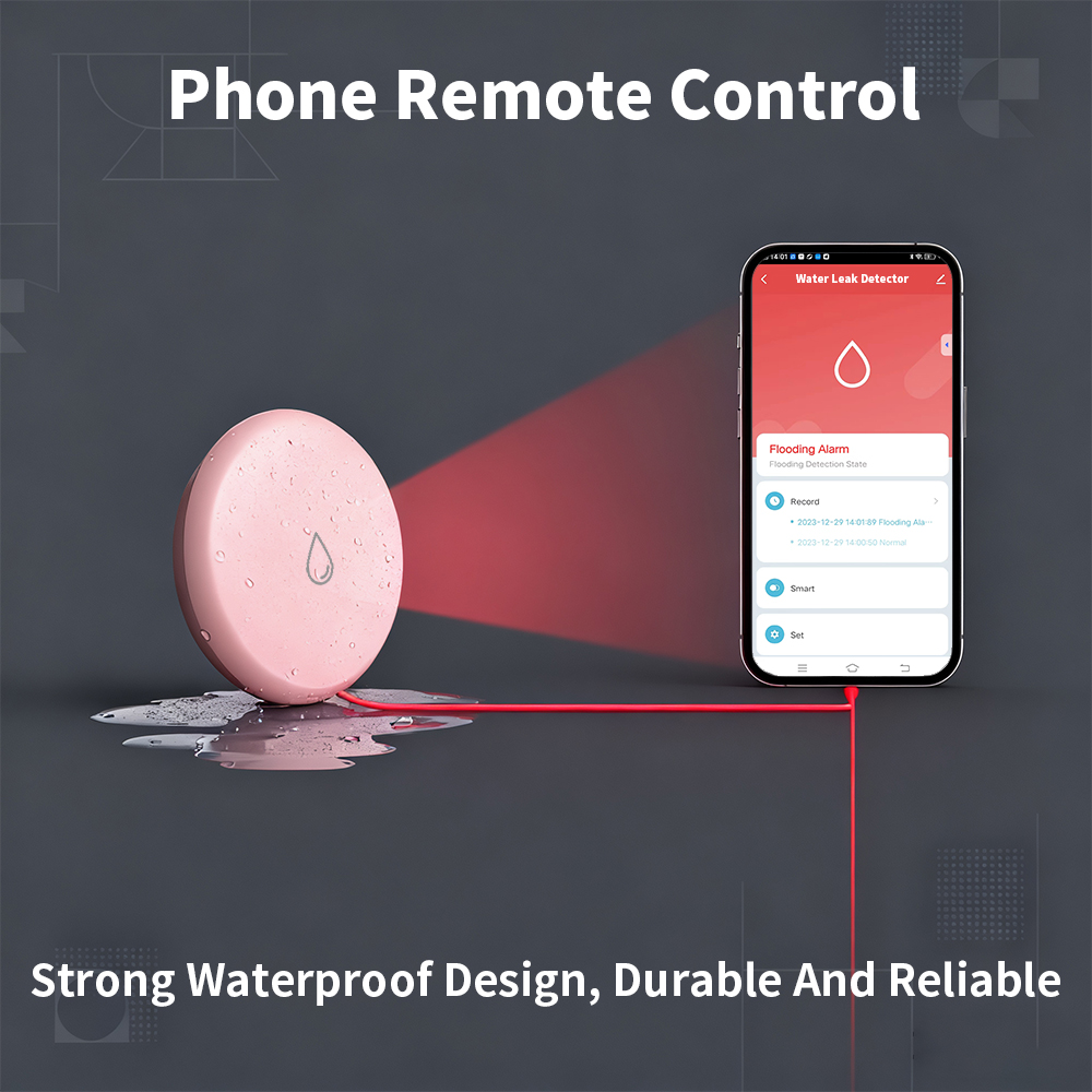 Tuya Zigbee Leakage Sensor LED - Water Alarm Sensor avis et prix