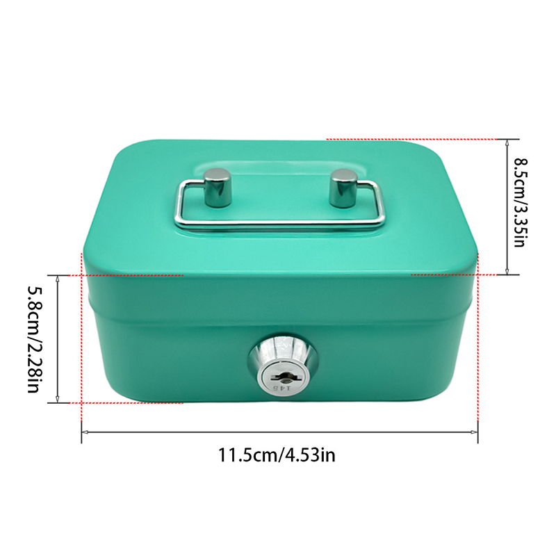 Money Safe Box Lockable Cash B - Lockbox Key Secure avis et prix
