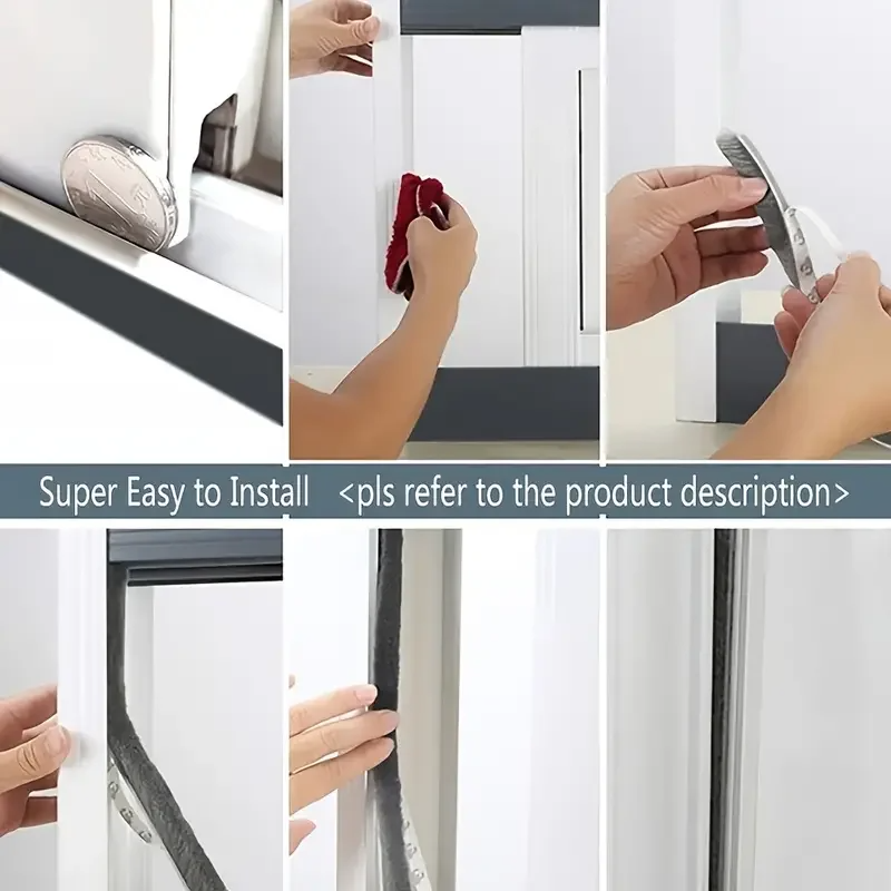 32.8 Feet Windproof Sealing St - Window Lock Bar avis et prix