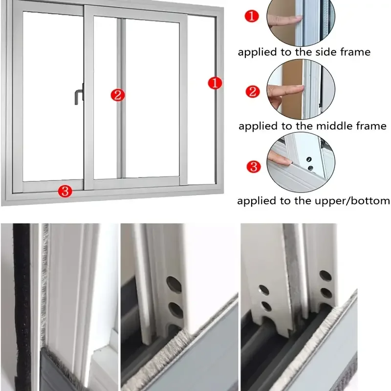 32.8 Feet Windproof Sealing St - Window Lock Bar avis et prix