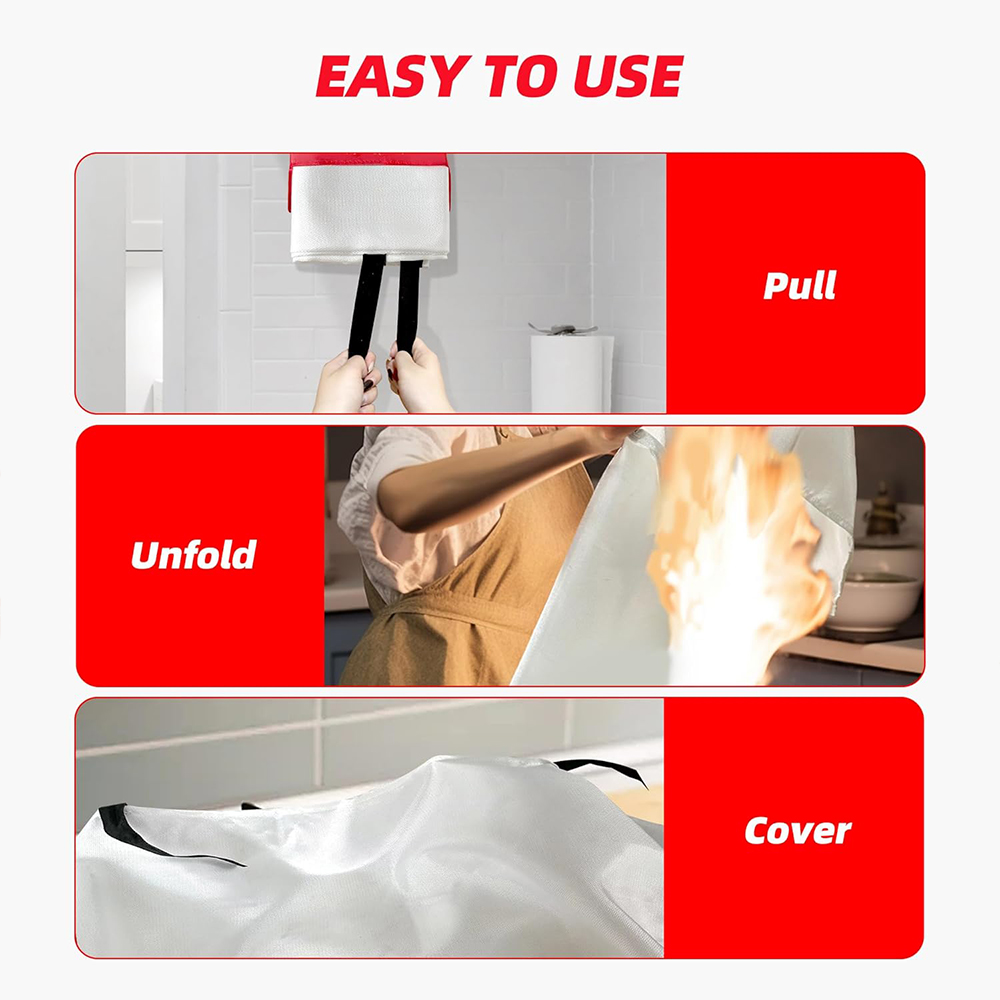 Fire Blanket 2 Pack 2*2m/1.5*1 - Fire Blanket Kitchen avis et prix