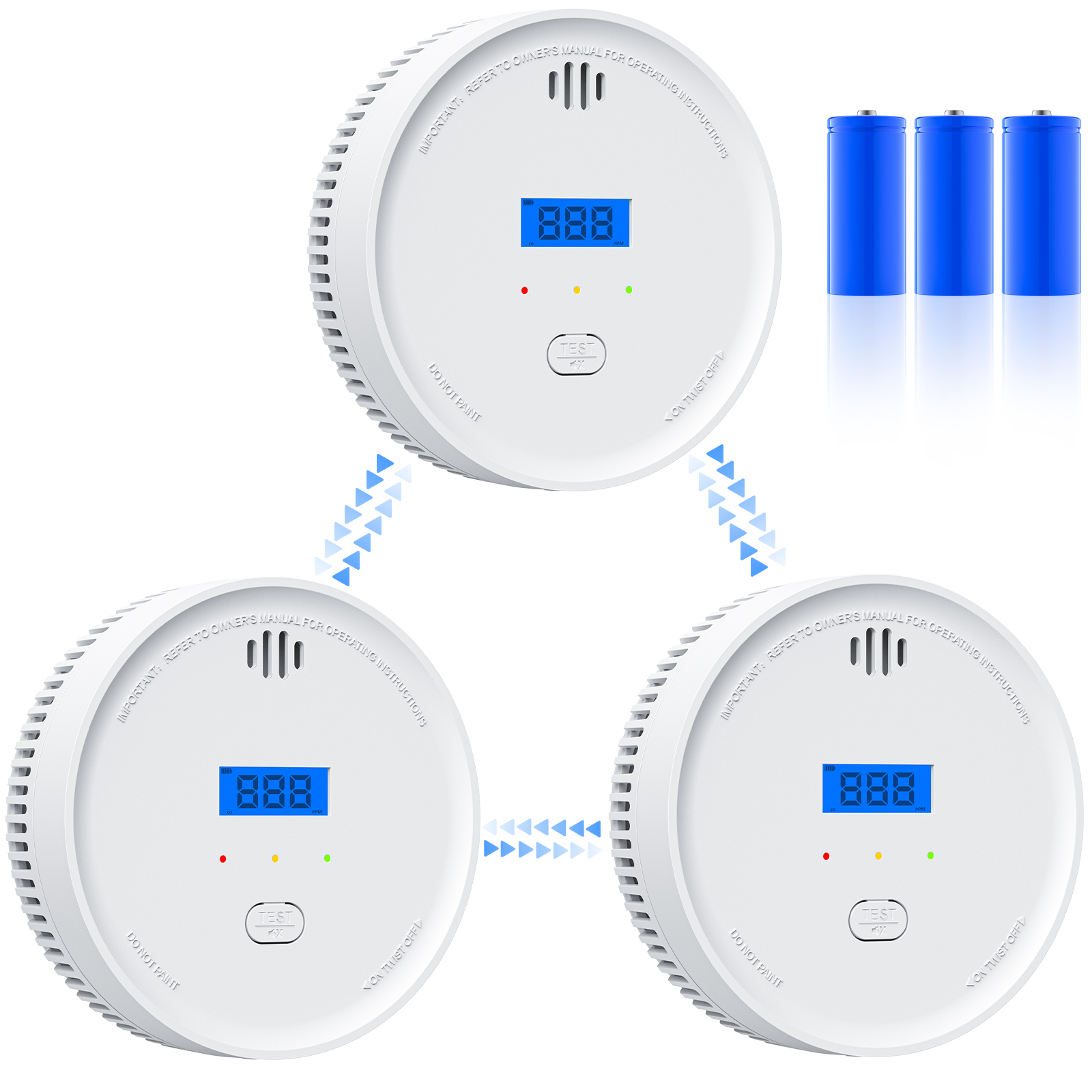 Interlinked Smoke Detector and - Smoke Detector Interconnected avis et prix