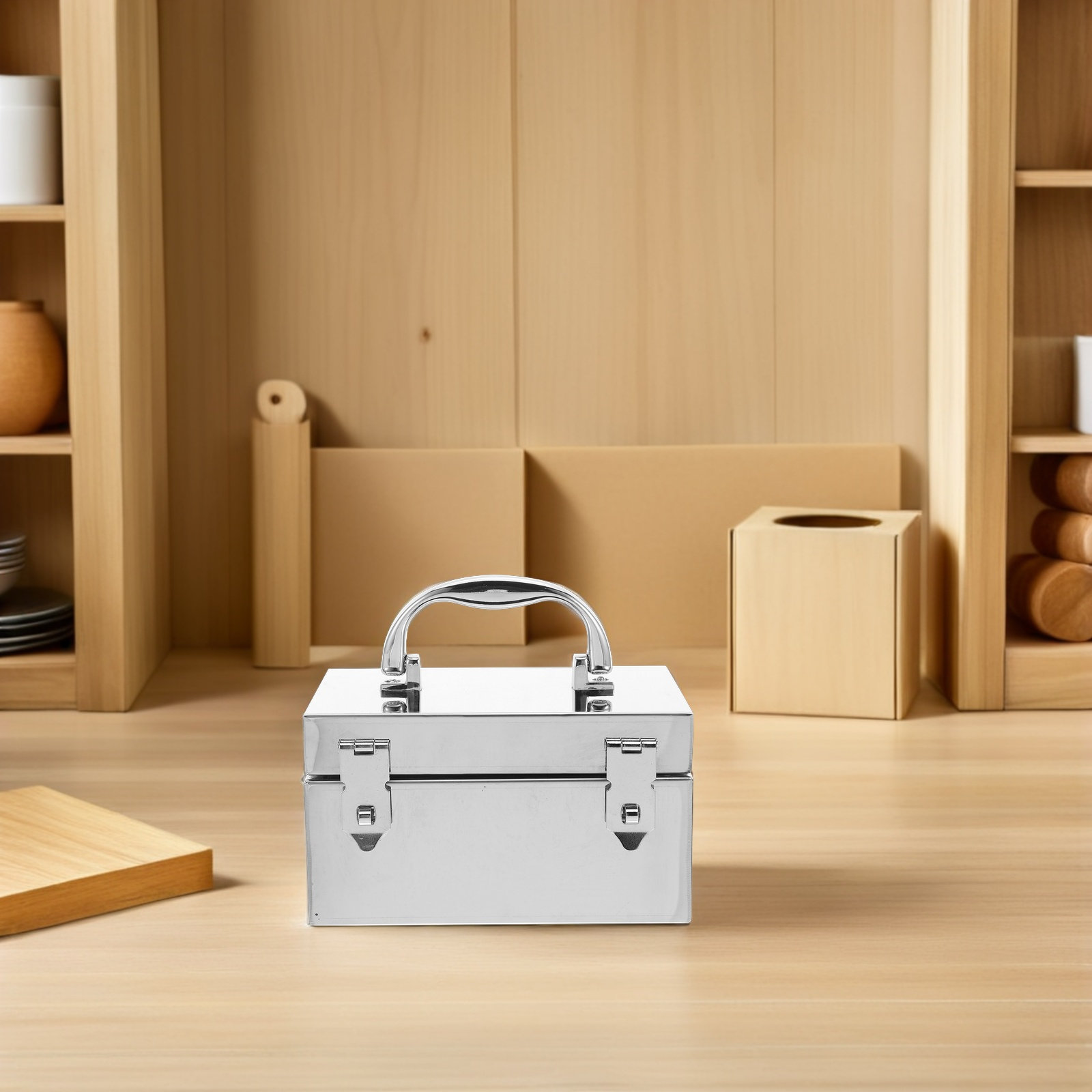 Portable Metal Cash Box Stainl - Lockbox Key Secure avis et prix