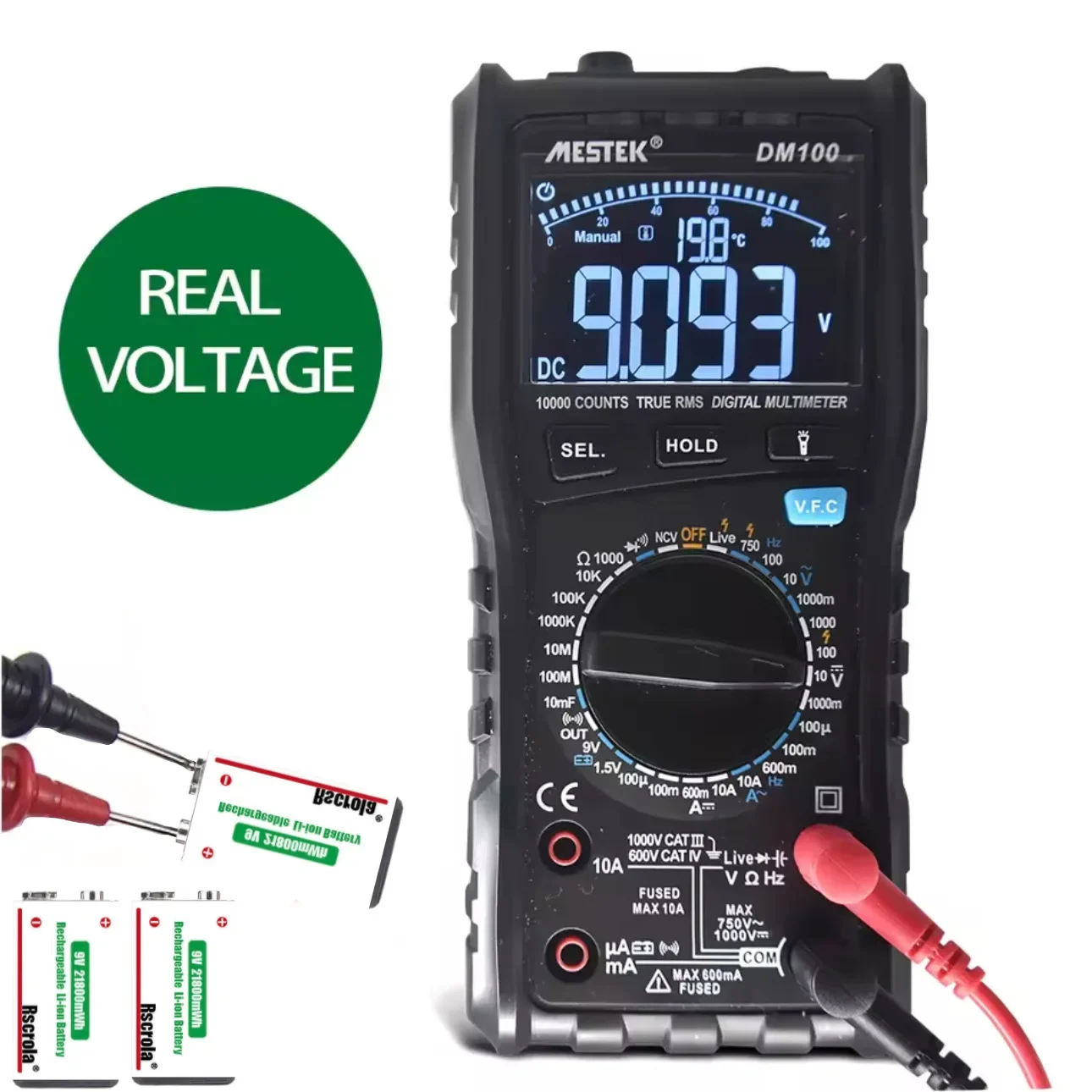 9V 21800mWh Rechargeable Lithi - Smoke Detector Interconnected avis et prix