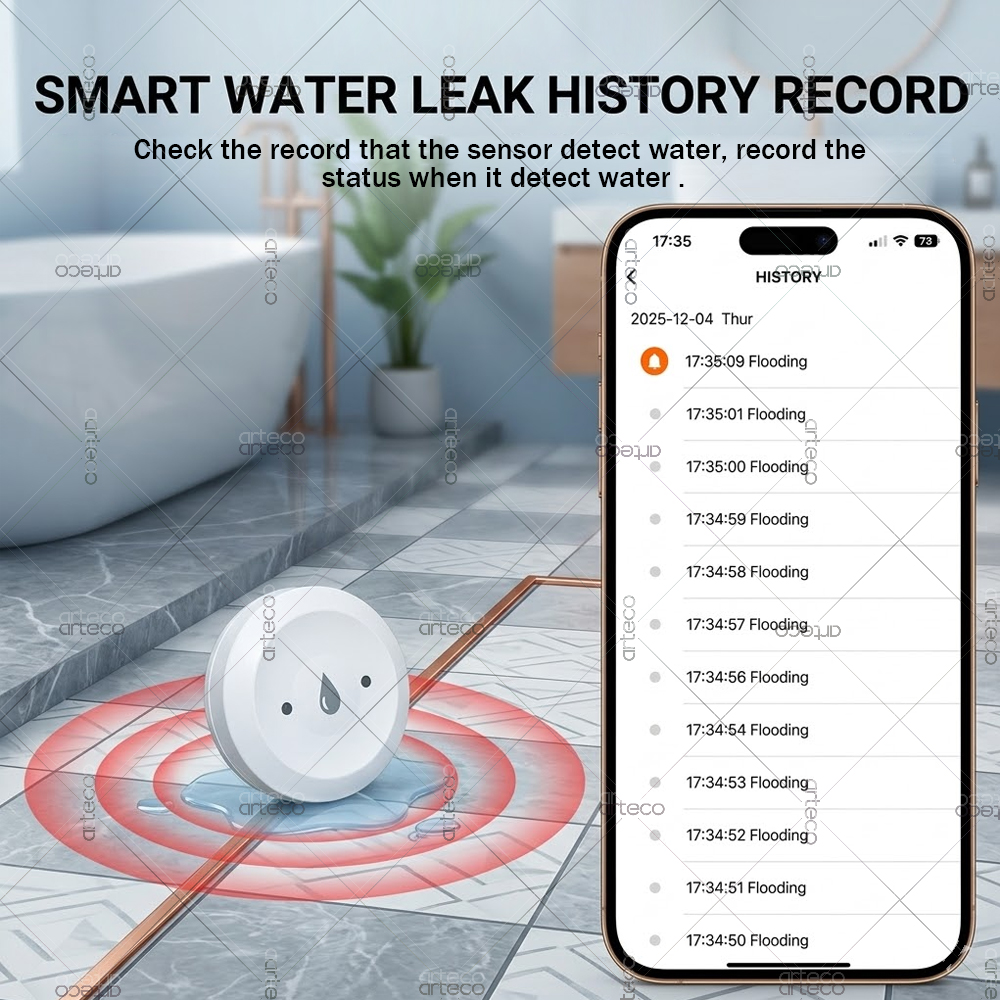 Zigbee Water Leak Sensor Smart - Water Alarm Sensor avis et prix