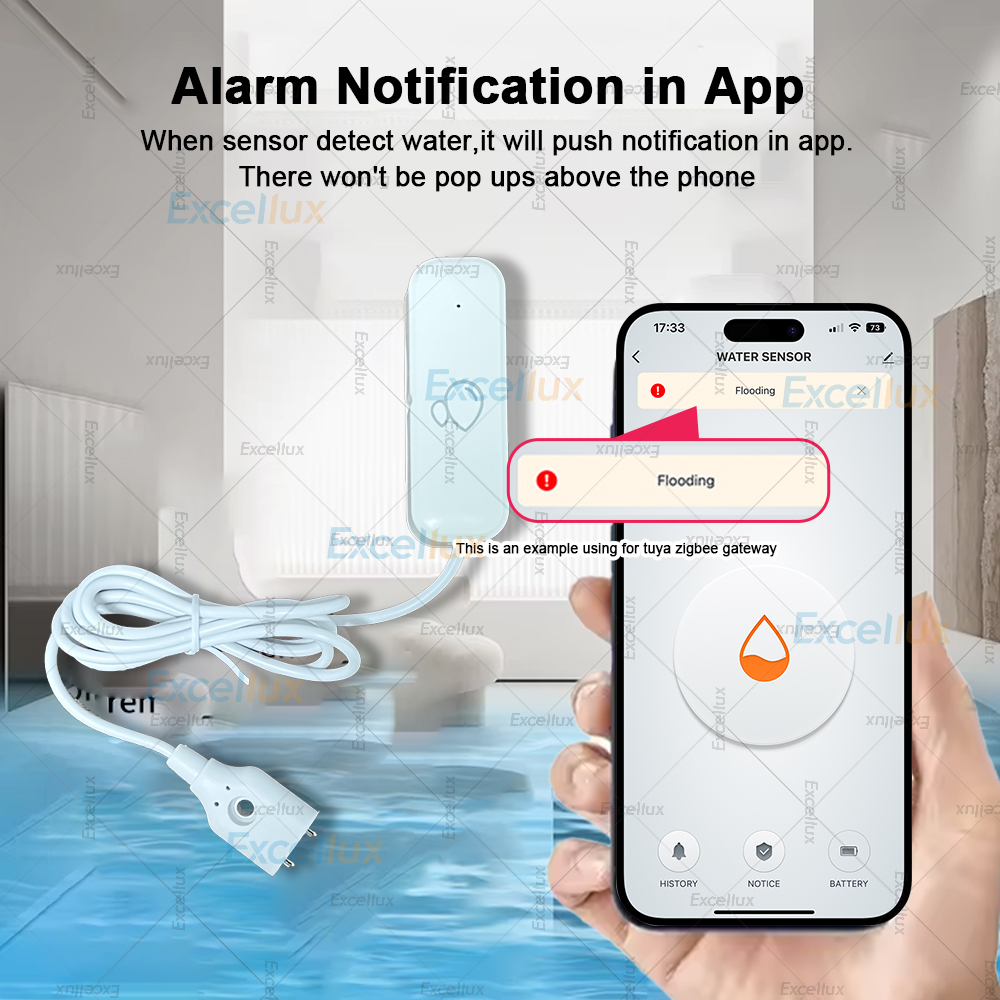Zigbee Smart Water Leak Sensor - Water Alarm Sensor avis et prix