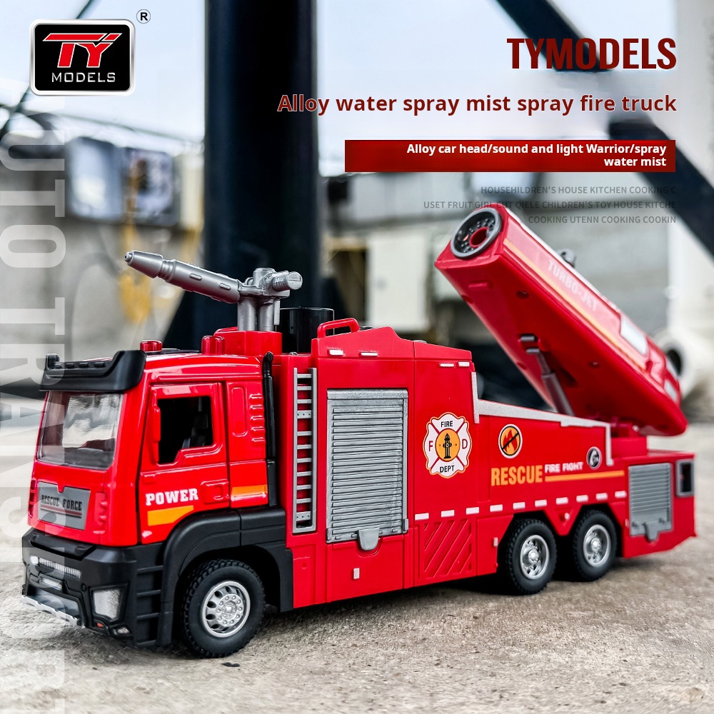 New Alloy Fire Truck Toy Large - Fire Escape Ladder avis et prix