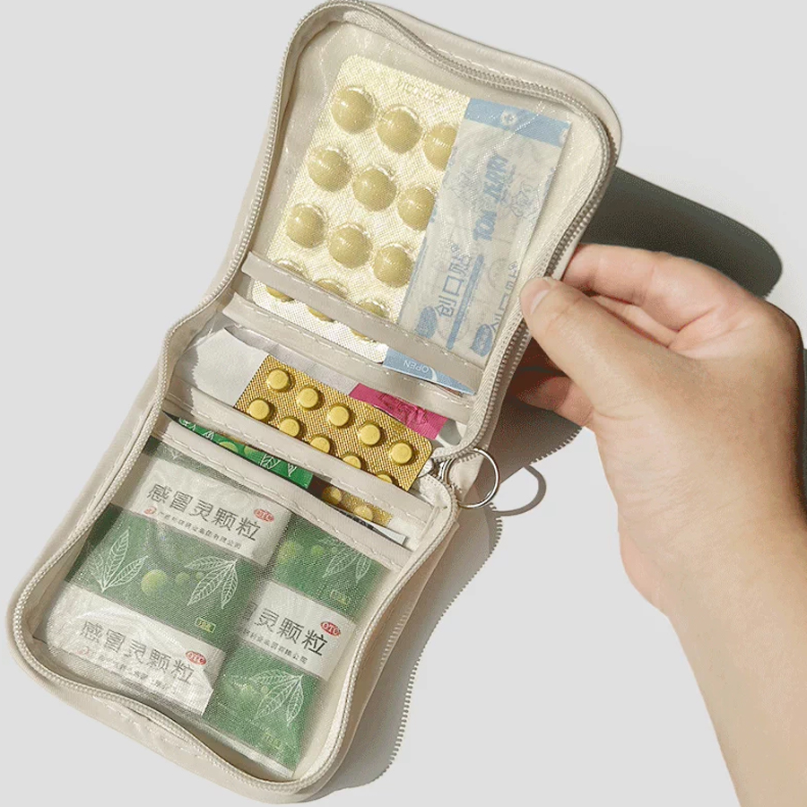 Zippered Pocket Medicine Bag O - First Aid Bag Kit avis et prix