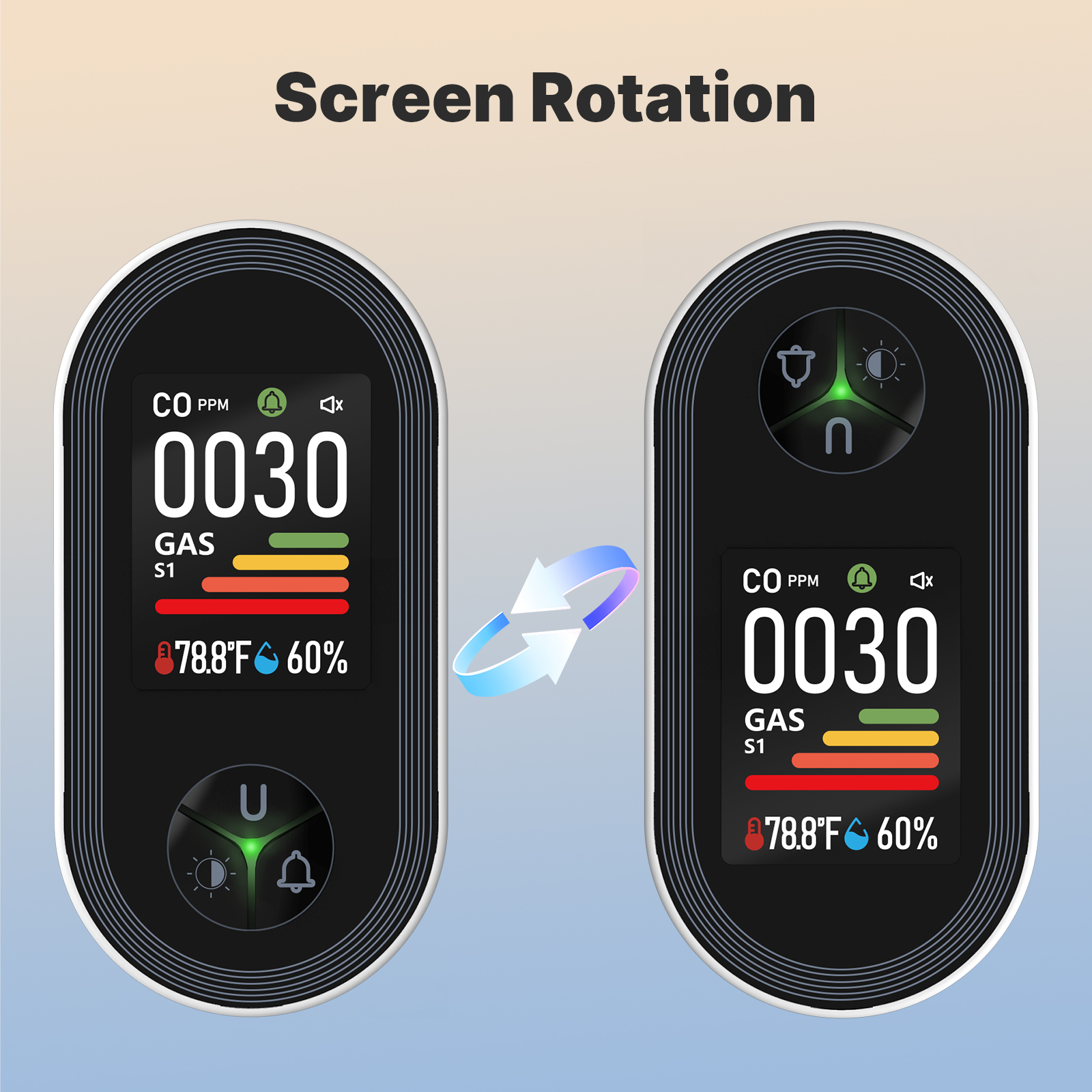 MOES 4-in-1 Plug-in Gas Detect - Co Detector Plug avis et prix