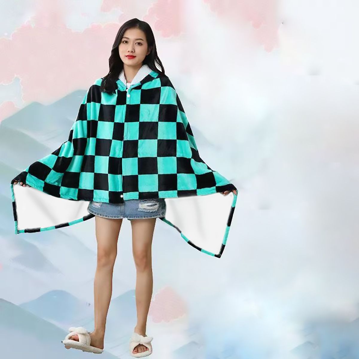 Anime Flannel Blanket Hoodie S - Fire Blanket Kitchen avis et prix