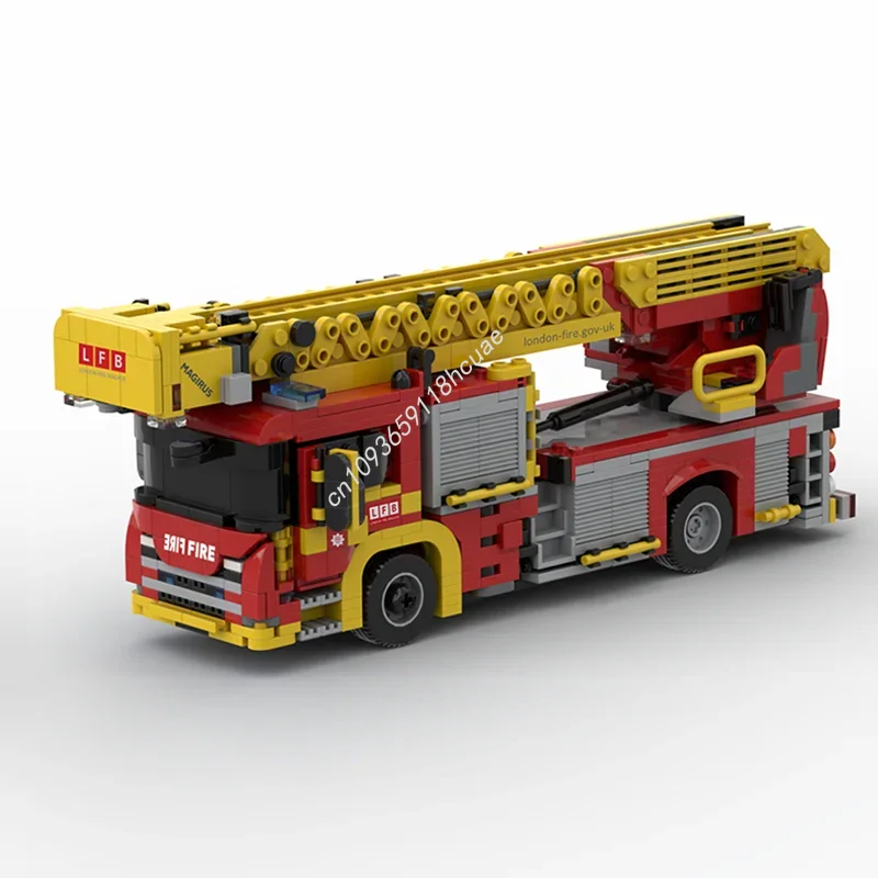 1079PCS MOC London Fire Brigad - Fire Escape Ladder avis et prix
