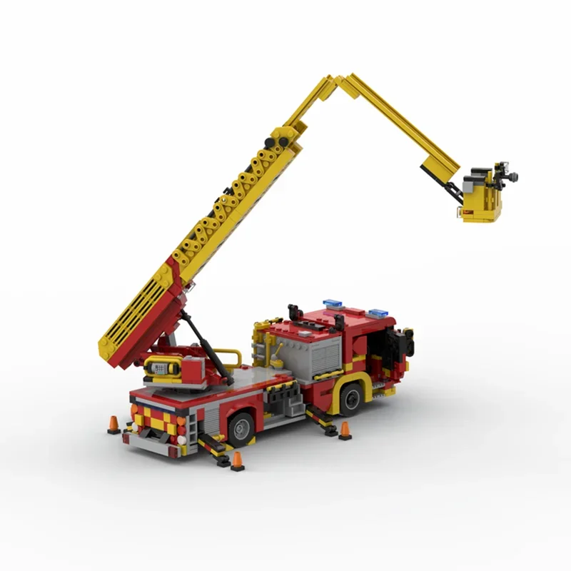 1079PCS MOC London Fire Brigad - Fire Escape Ladder avis et prix