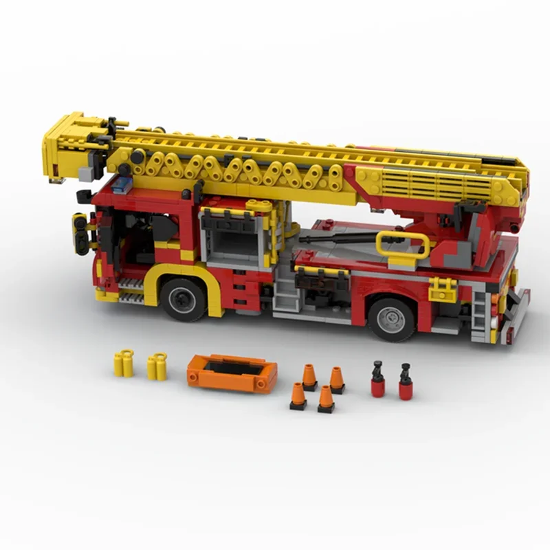 1079PCS MOC London Fire Brigad - Fire Escape Ladder avis et prix