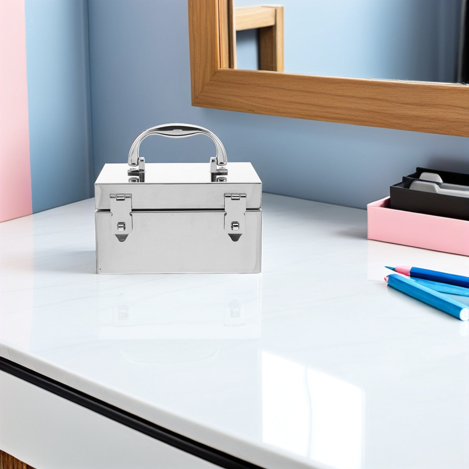 Stainless Steel Lockable Cash  - Lockbox Key Secure avis et prix