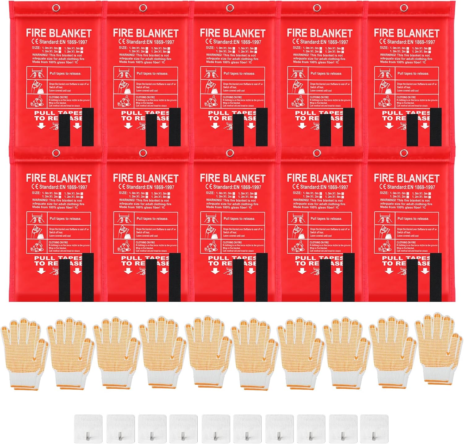 30 Pcs Fire Blankets 40x40 Inc - Fire Blanket Kitchen avis et prix