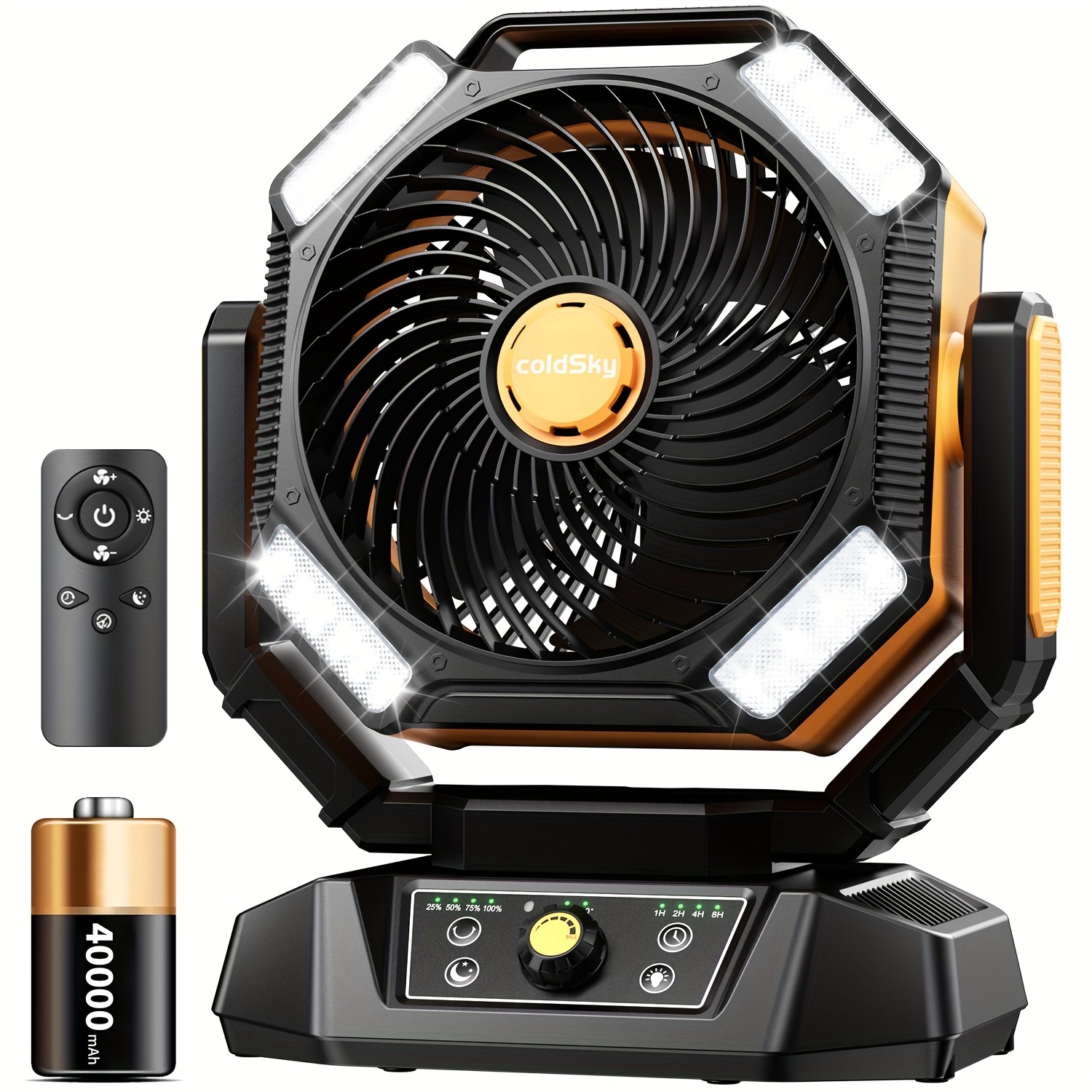 coldSky  Camping Fan, Battery  - Power Outage Light avis et prix