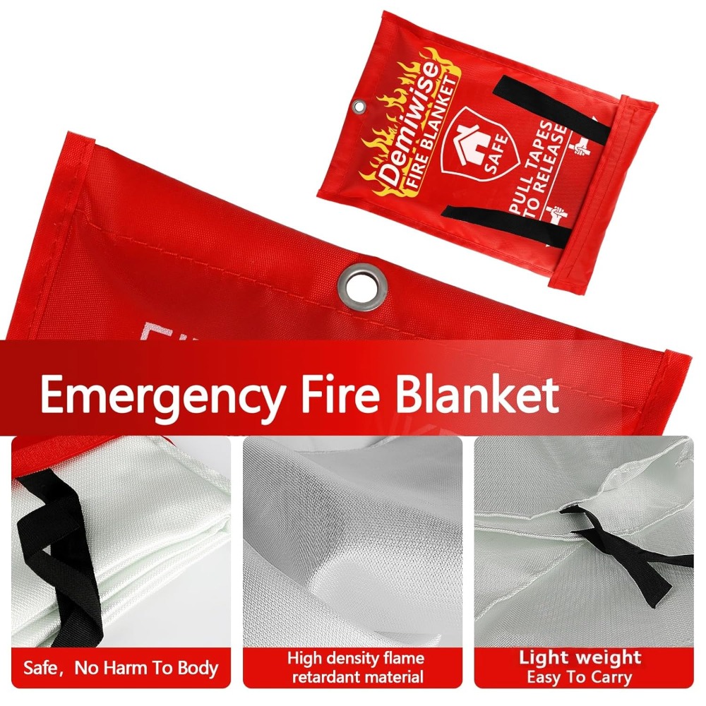 Thick Fire Blanket Emergency f - Fire Blanket Kitchen avis et prix