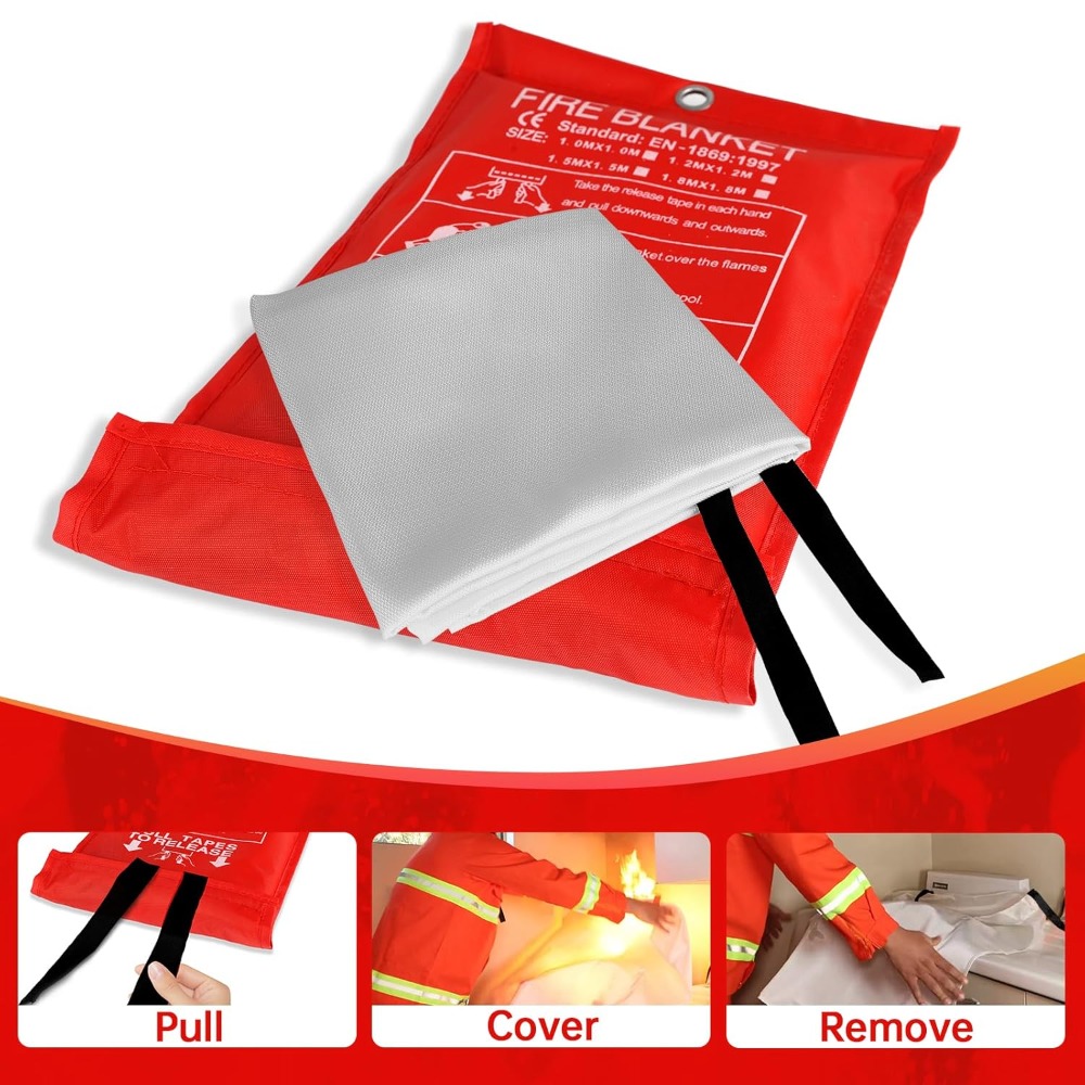 Thick Fire Blanket Emergency f - Fire Blanket Kitchen avis et prix